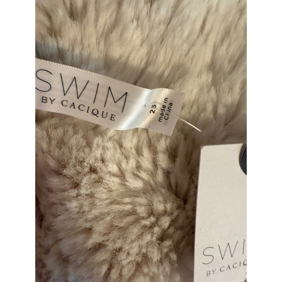 Swim By Cacique Red Tie Side Bikini Swimsuit Set Women's Plus Size 26‎ NWT - Picture 3 of 5